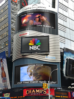 Jumbo-Tron in NYC's Times Square